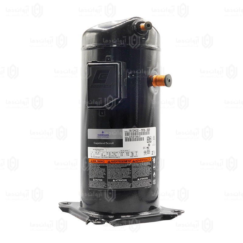 کمپرسور اسکرال ZR72 KCE TFD Copeland