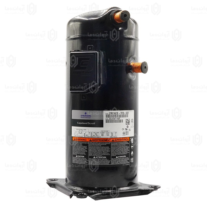 کمپرسور اسکرال ZR81 KCE TFD Copeland