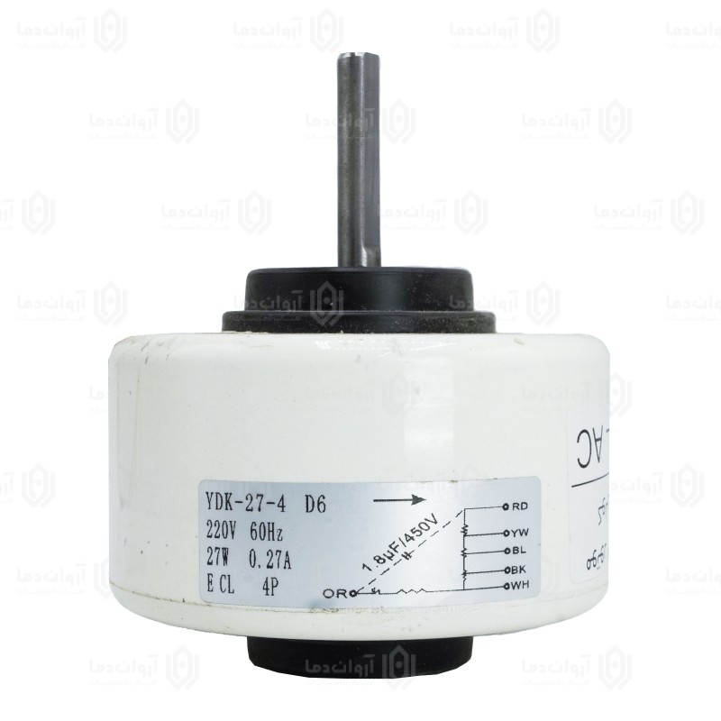 موتور فن پنل کولر گازی AC - کد 4