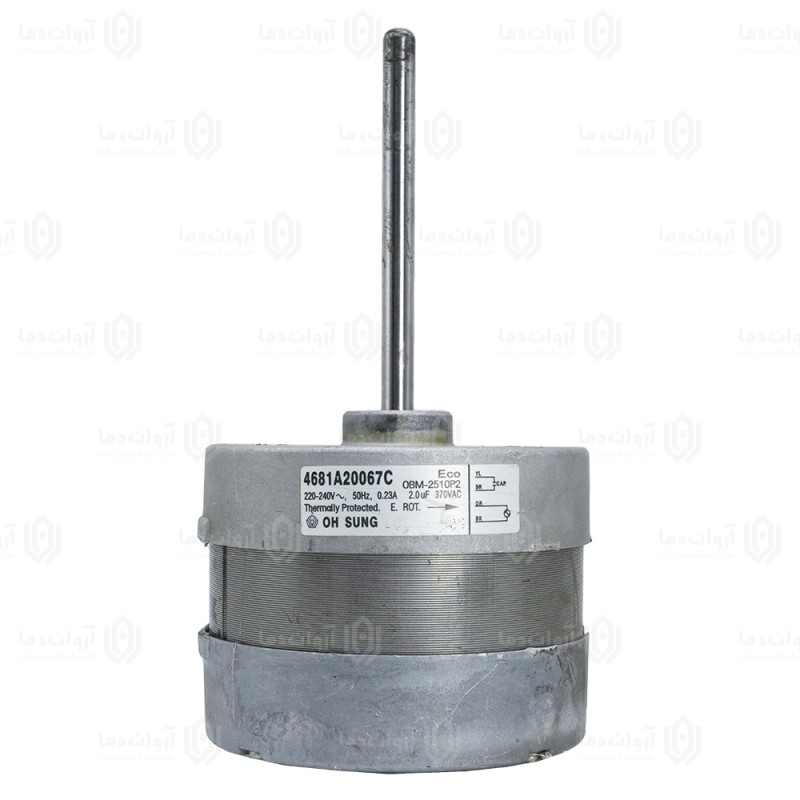 موتور فن پنل کولر گازی AC - کد 26 (استوک)