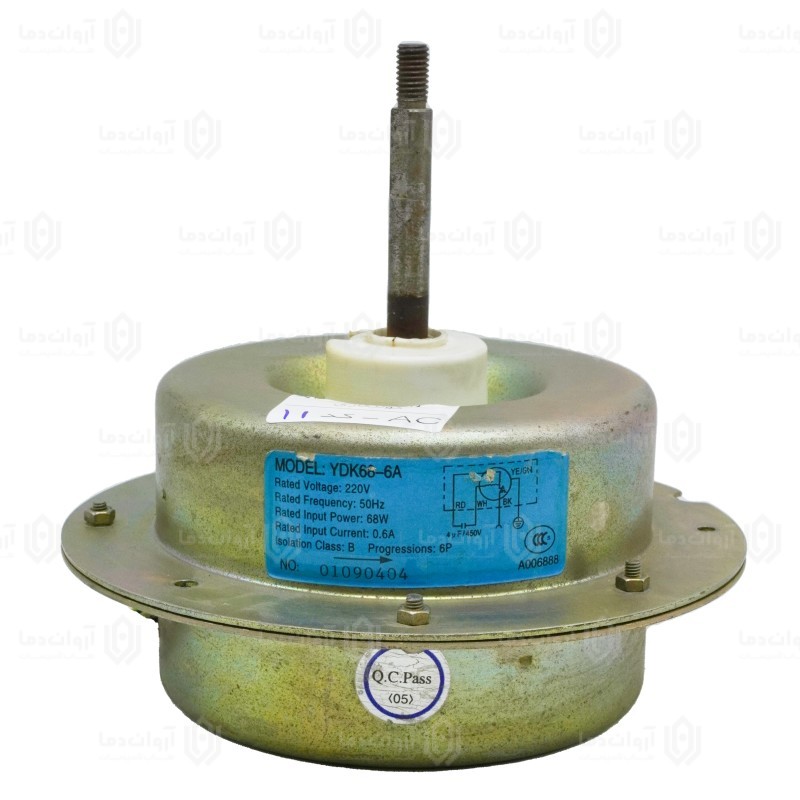 موتور فن کندانسور کولر گازی AC - کد 11 (استوک)
