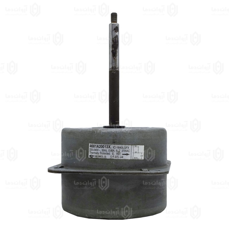 موتور فن کندانسور کولر گازی AC - کد 13 (استوک)