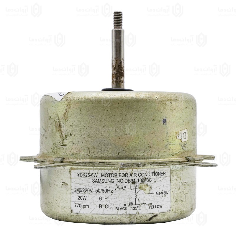 موتور فن کندانسور کولر گازی AC - کد 19 (استوک)