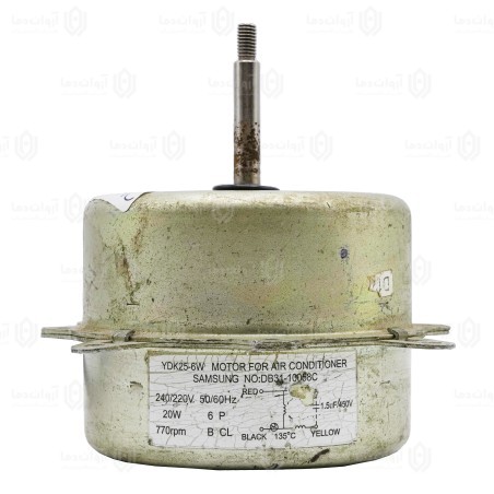 موتور فن کندانسور کولر گازی AC - کد 19 (استوک)