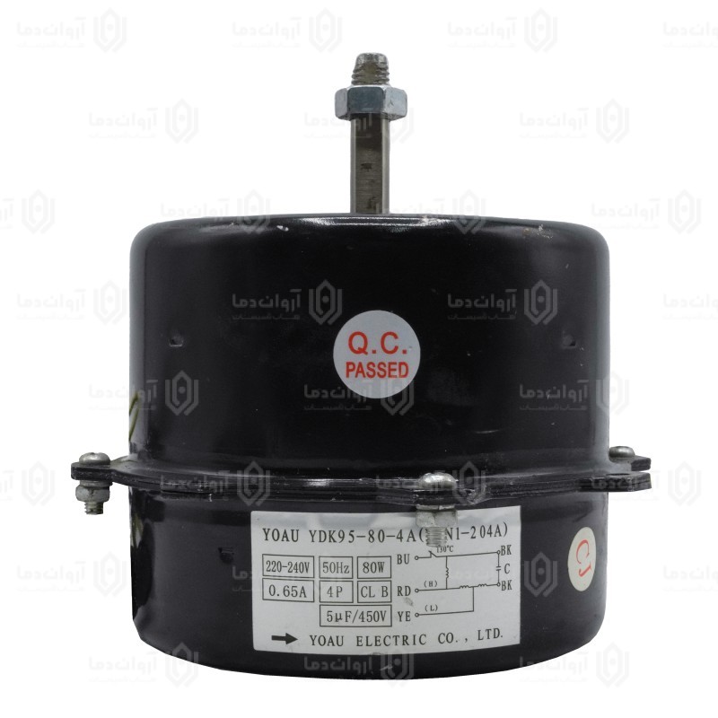 موتور فن کندانسور کولر گازی AC - کد 21 (استوک)
