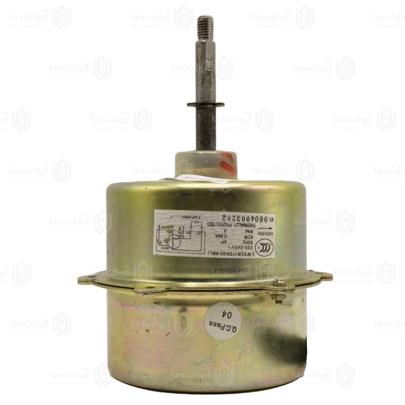 موتور فن کندانسور کولر گازی AC - کد 34 (استوک)