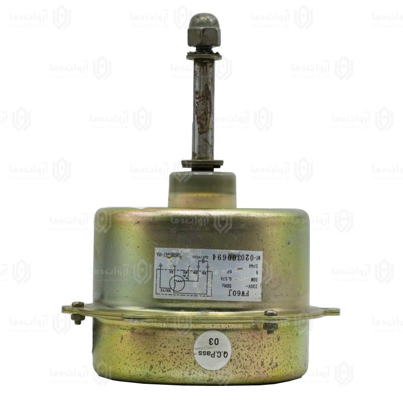 موتور فن کندانسور کولر گازی AC - کد 35 (استوک)