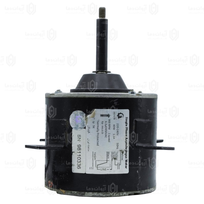 موتور فن کندانسور کولر گازی AC - کد 49 (استوک)