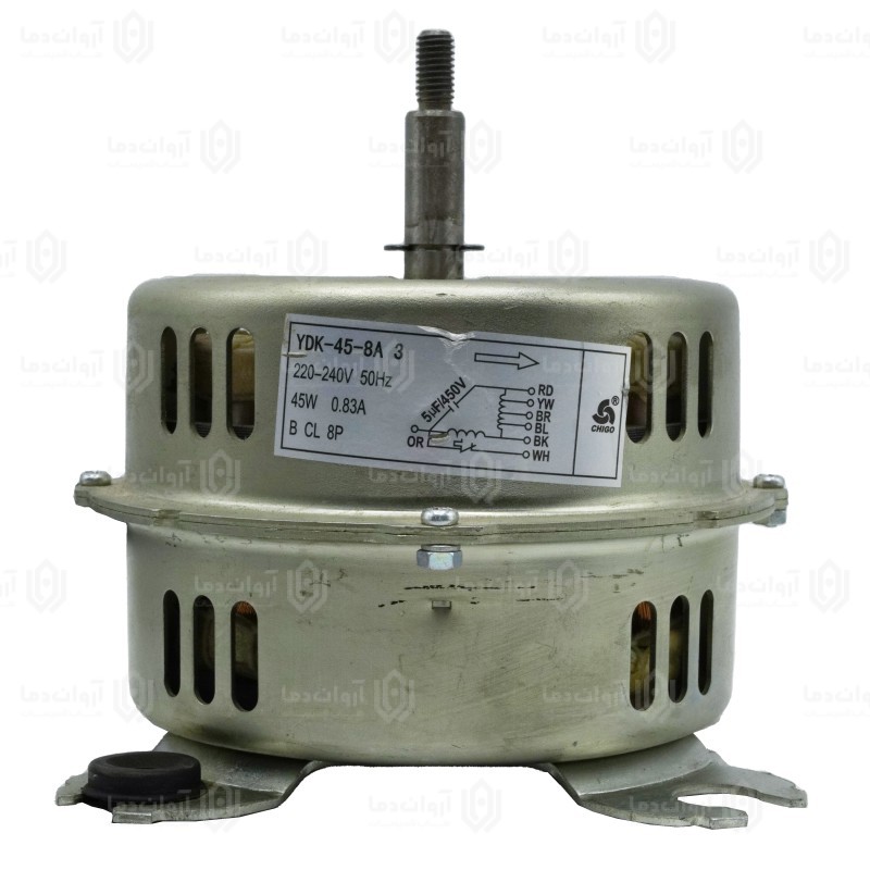 موتور فن کندانسور کولر گازی AC - کد 62 (استوک)