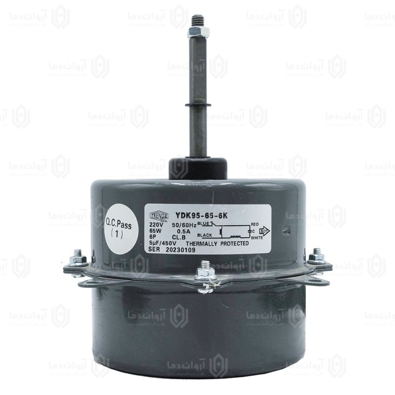 موتور فن کندانسور کولر گازی AC - کد 64