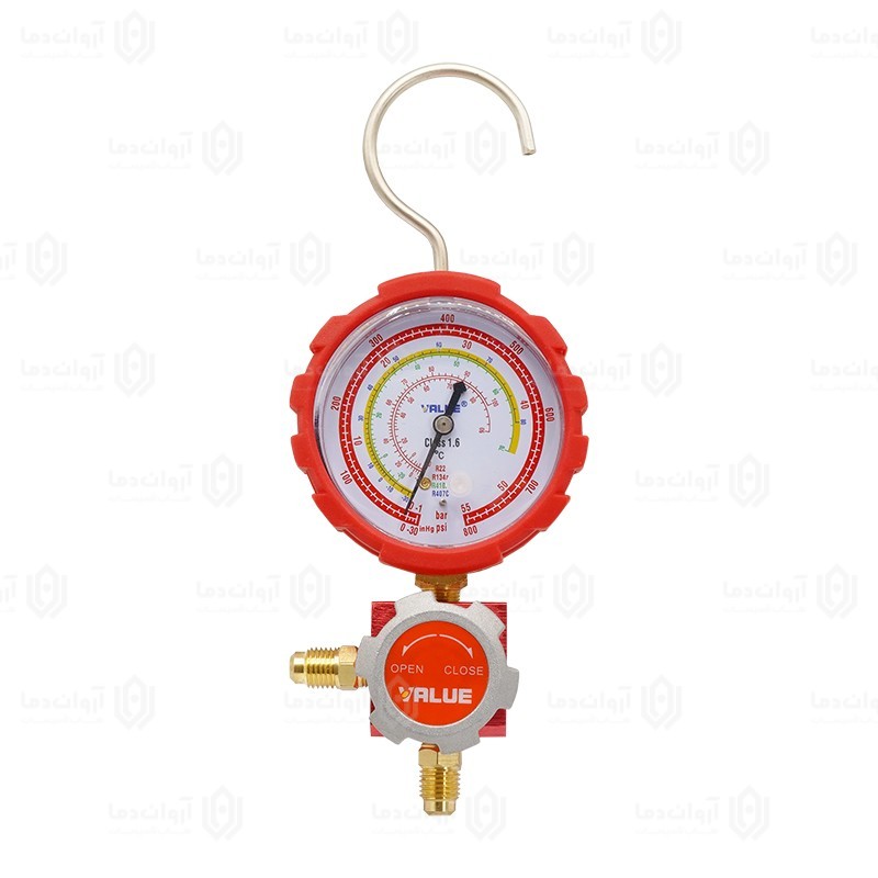 گیج تک ولیو قرمز VMG-1-U-H
