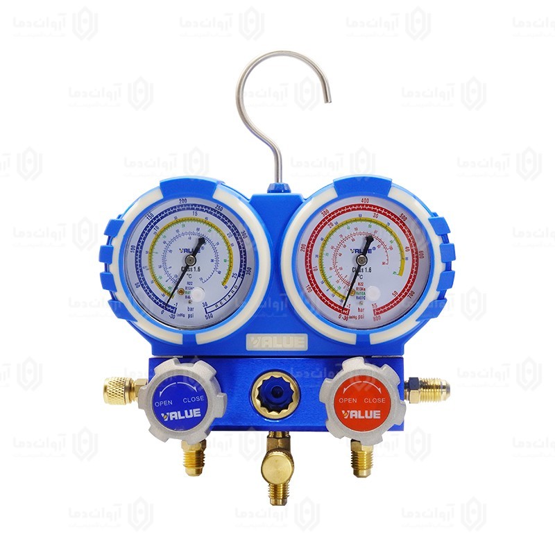 گیج دوقلو ولیو 410   vmg-2-R410A-B